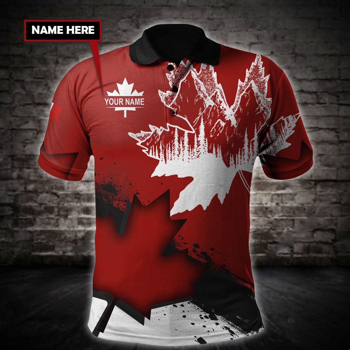 Canada Day No30 Personalized Name Pullover Premium Unisex Hoodie