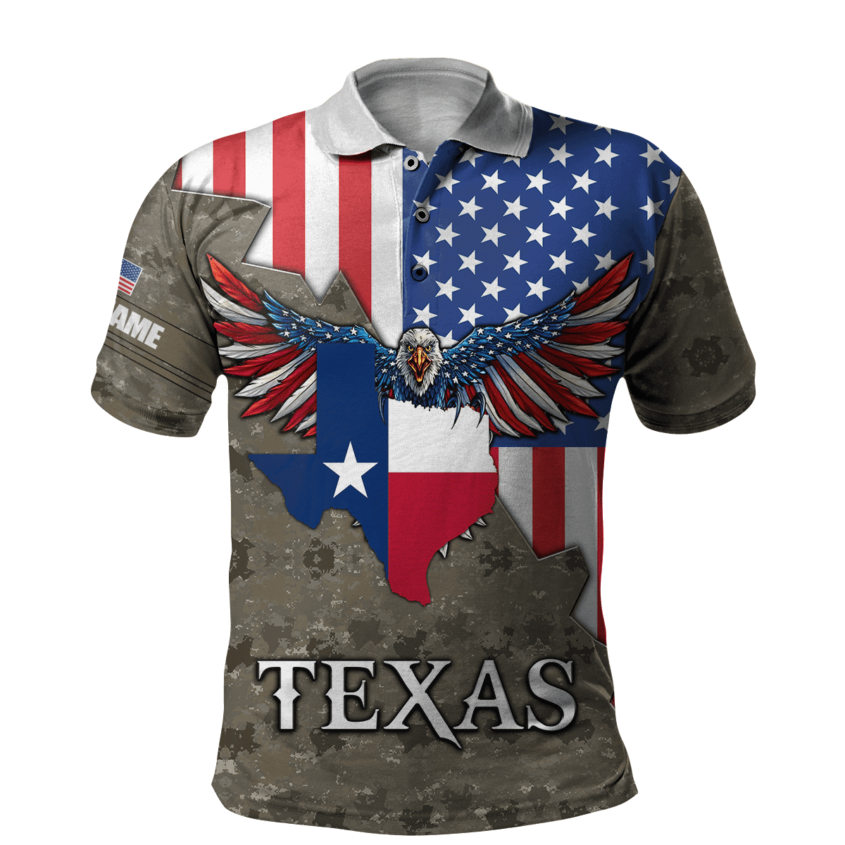 America Texas Personalize Unisex Hoodie ML