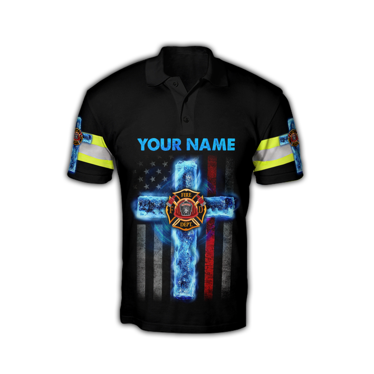 Customize Name Jesus And Firefighter 3D All Printed Hoodie For Men And Women MH25012104
