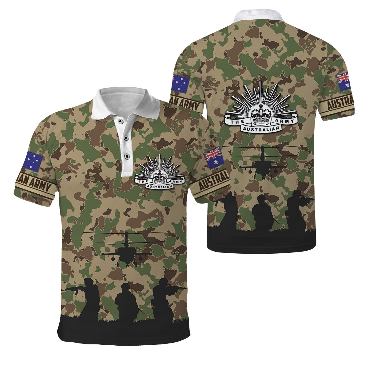 The Australian Army 3D All Over Printed Shirts VP15032104