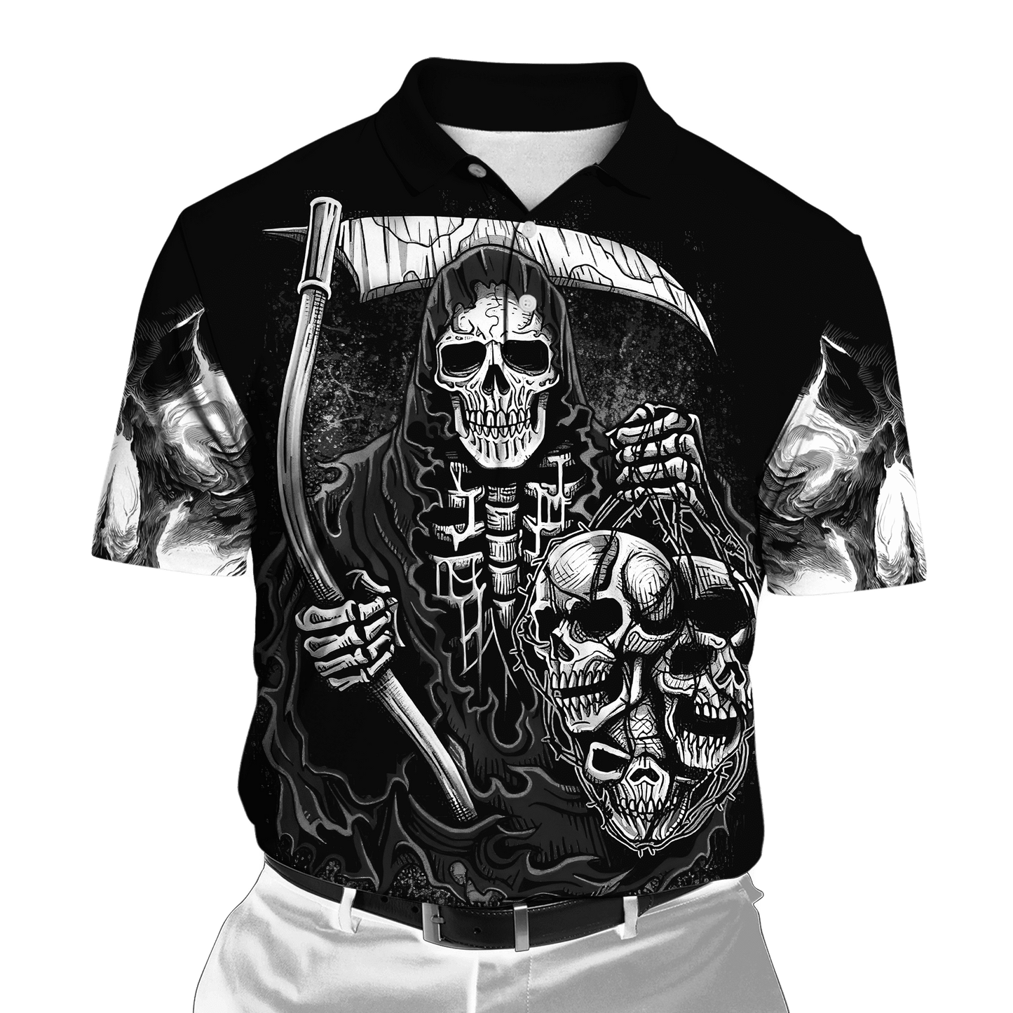Tmarc Tee Skull 3D All Over Printed Unisex Shirts