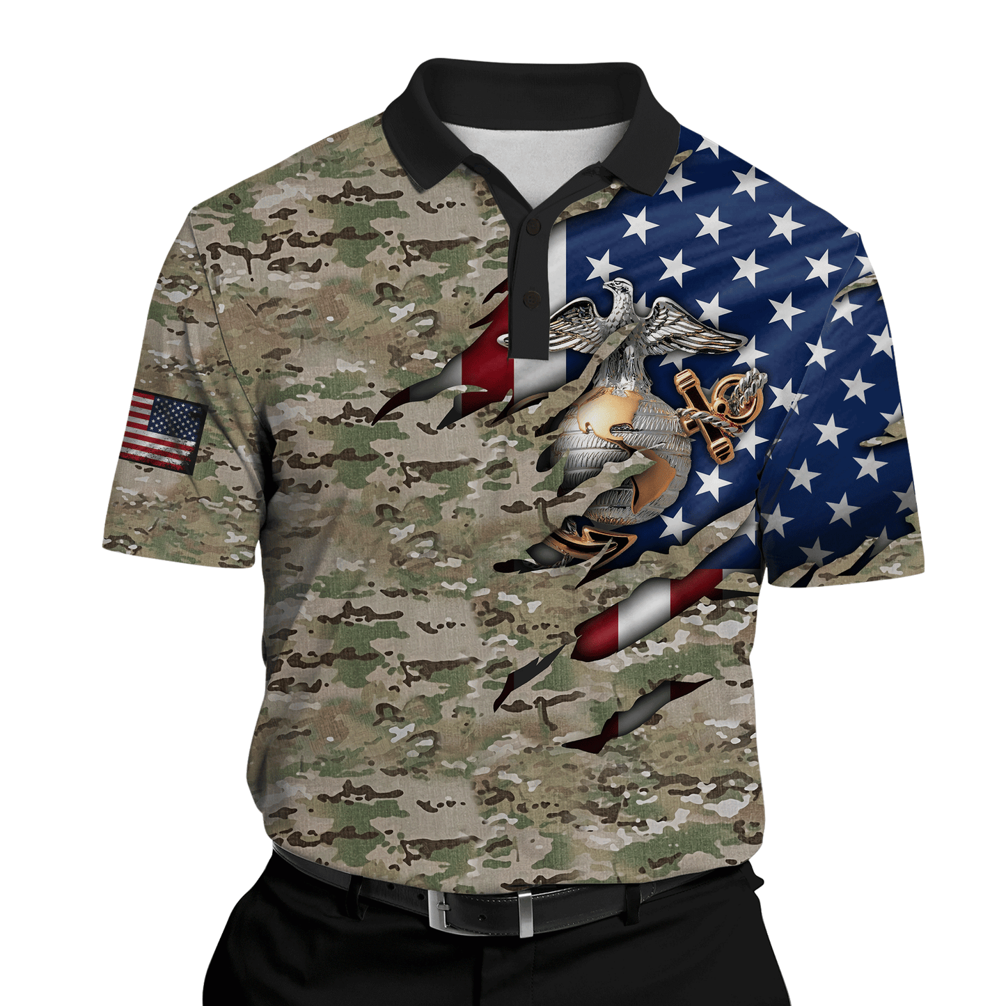 Army 3D All Over Printed Unisex Shirts