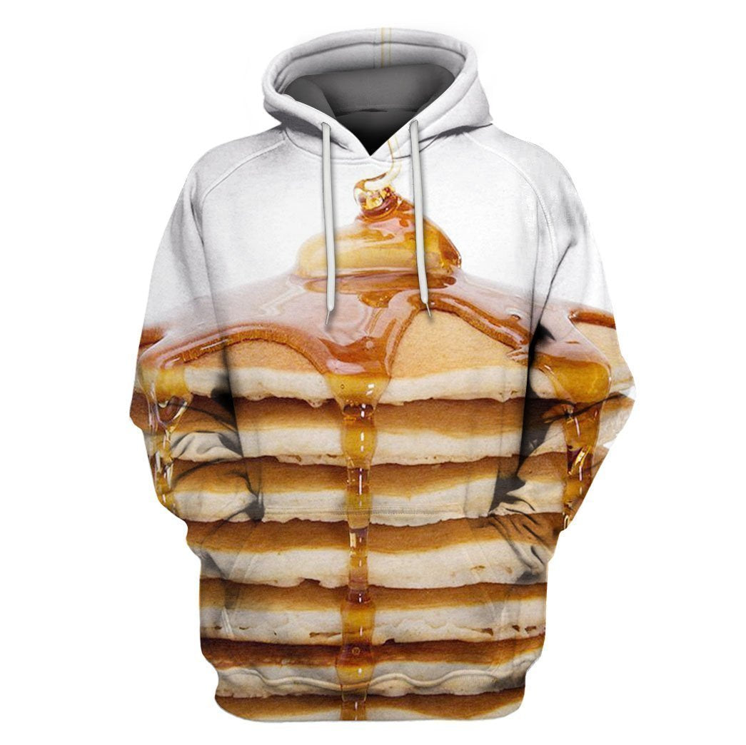 3D AOP PancakeStack-Apparel-6teenth World-Hoodie-S-Vibe Cosy™