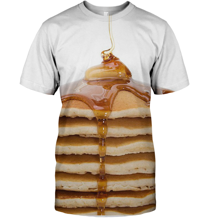 3D AOP PancakeStack-Apparel-6teenth World-T-Shirt-S-Vibe Cosy™