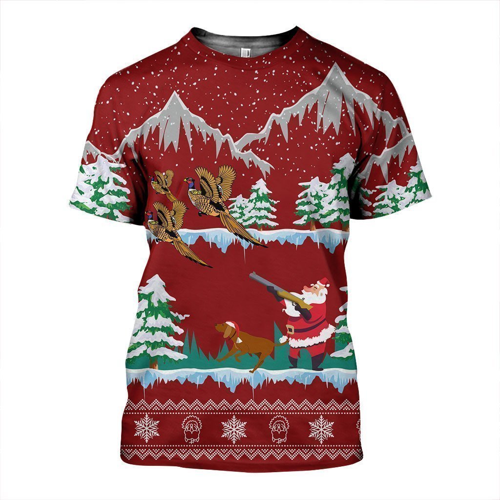 3D All Over Printed Pheasant Hunting-Apparel-6teenth World-T-Shirt-S-Vibe Cosy™