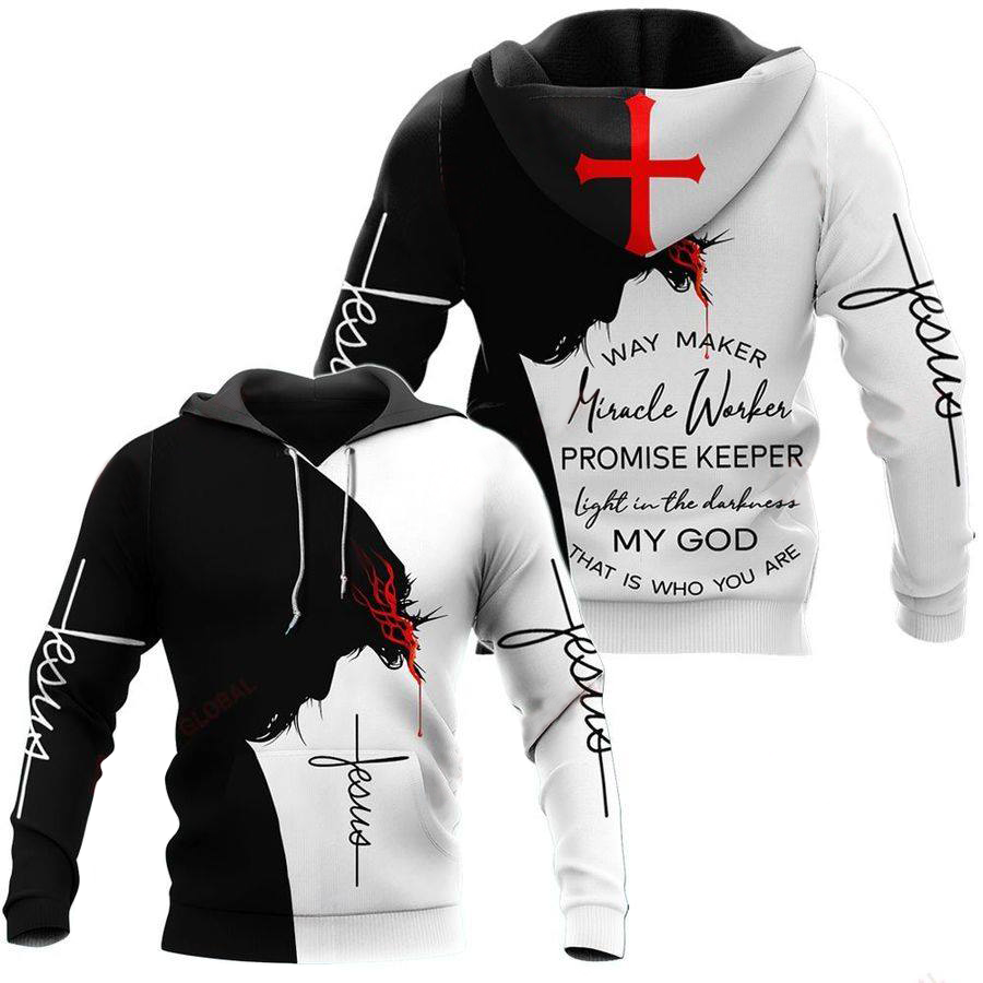 3D All Over Printed Shirts For Men and Women My God-Jesus  TA040208 - Amaze Style™-Apparel