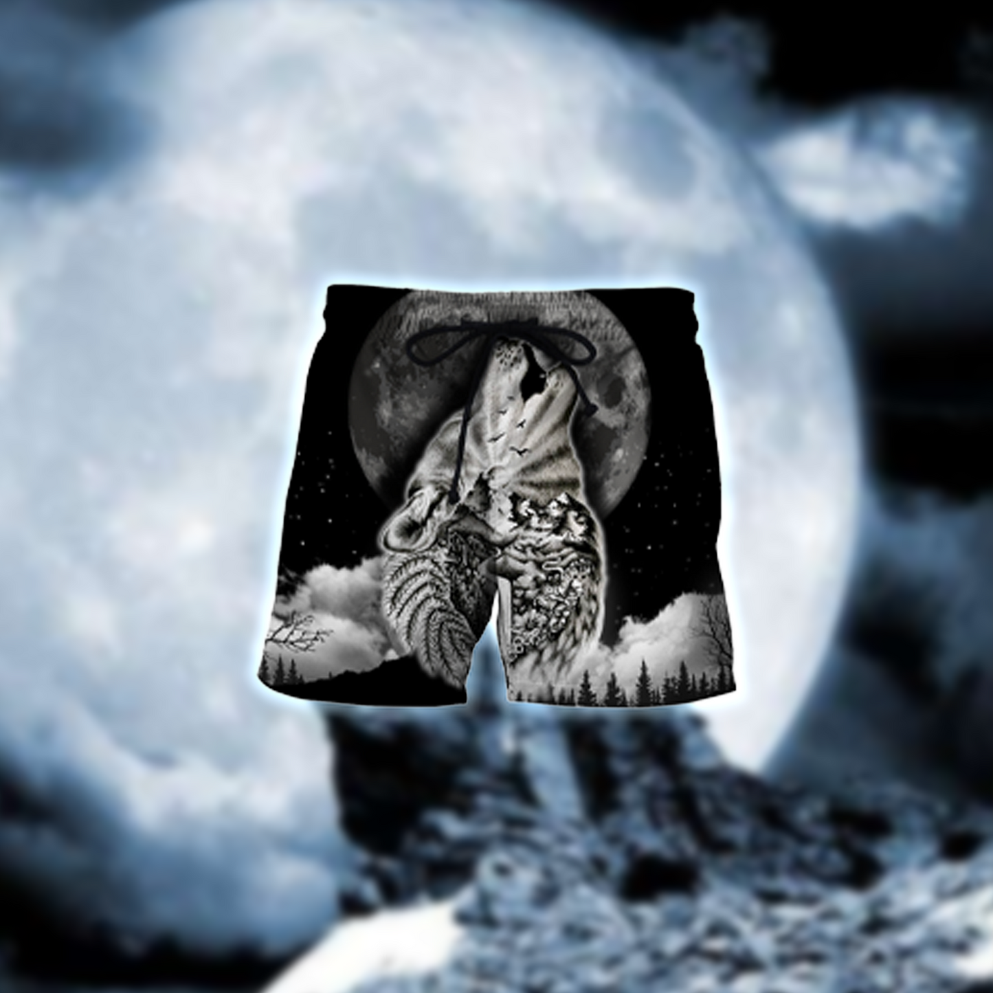 Wolf Spirit Tattoo Style 3D All Over Printed Tank Top Short by SUN QB05302002