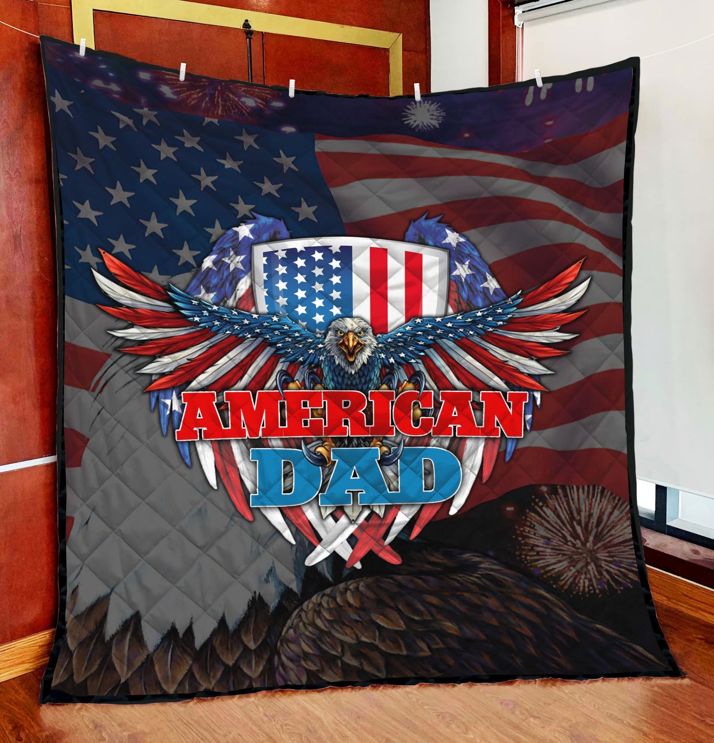 American Dad 3D Quilt 01