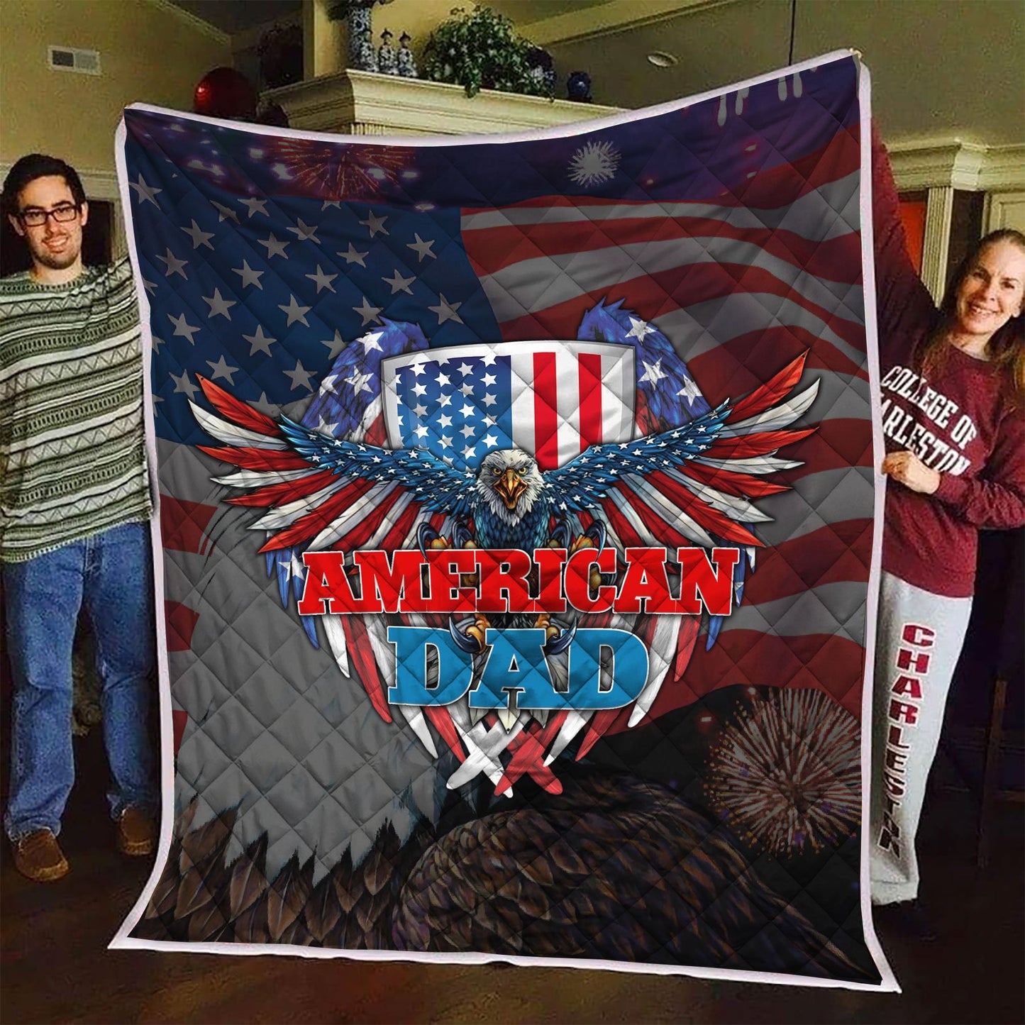 American Dad 3D Quilt 01