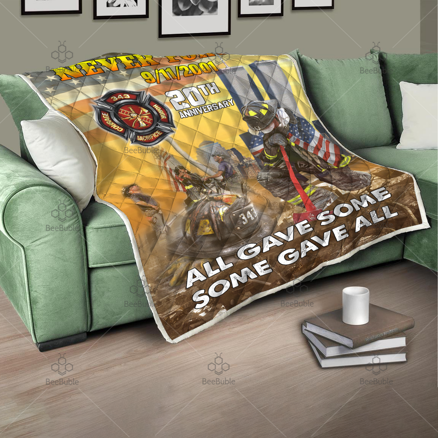 Brave Firefighter Quilt