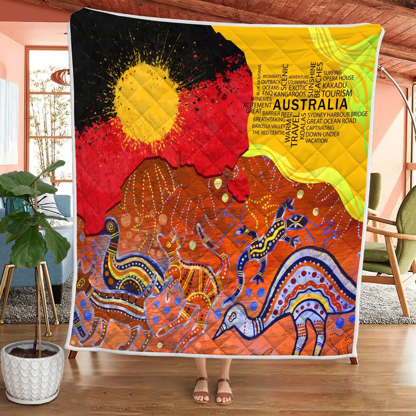 Tmarc Tee Aboriginal Decors Australian Gifts Quilt Indigenous Land Pi28062106