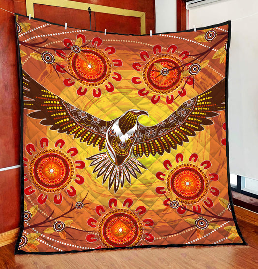 Aboriginal Decors Australian Gifts Power Eagle Quilt