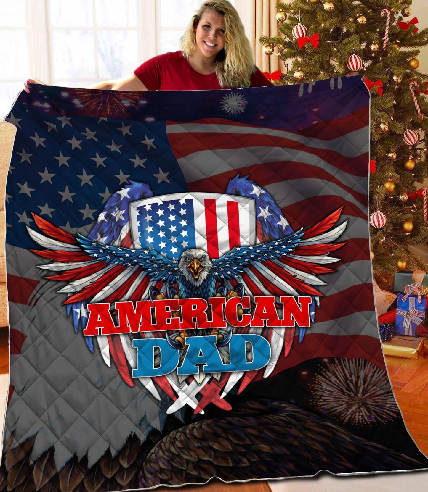 American Dad 3D Quilt 01