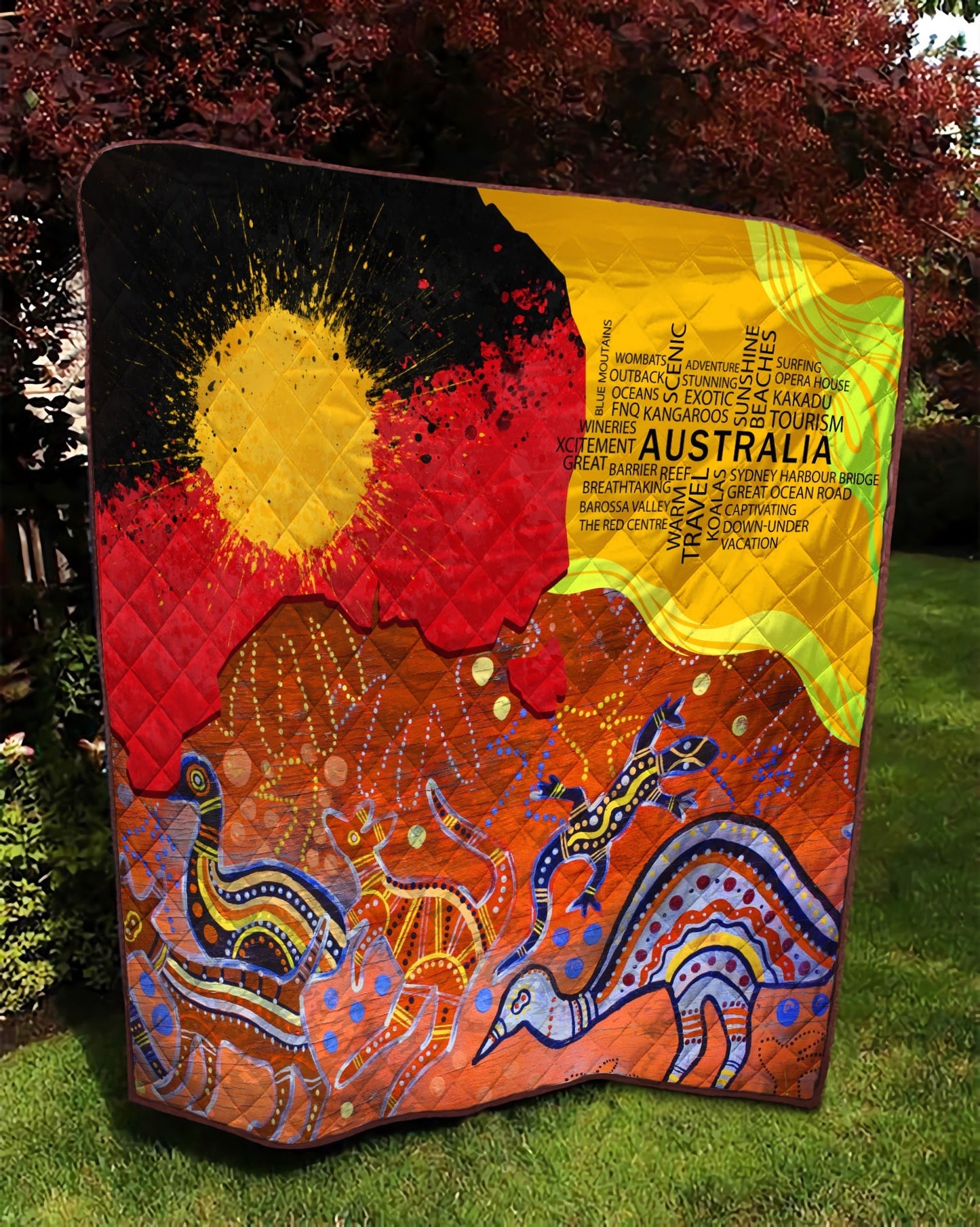 Tmarc Tee Aboriginal Decors Australian Gifts Quilt Indigenous Land Pi28062106
