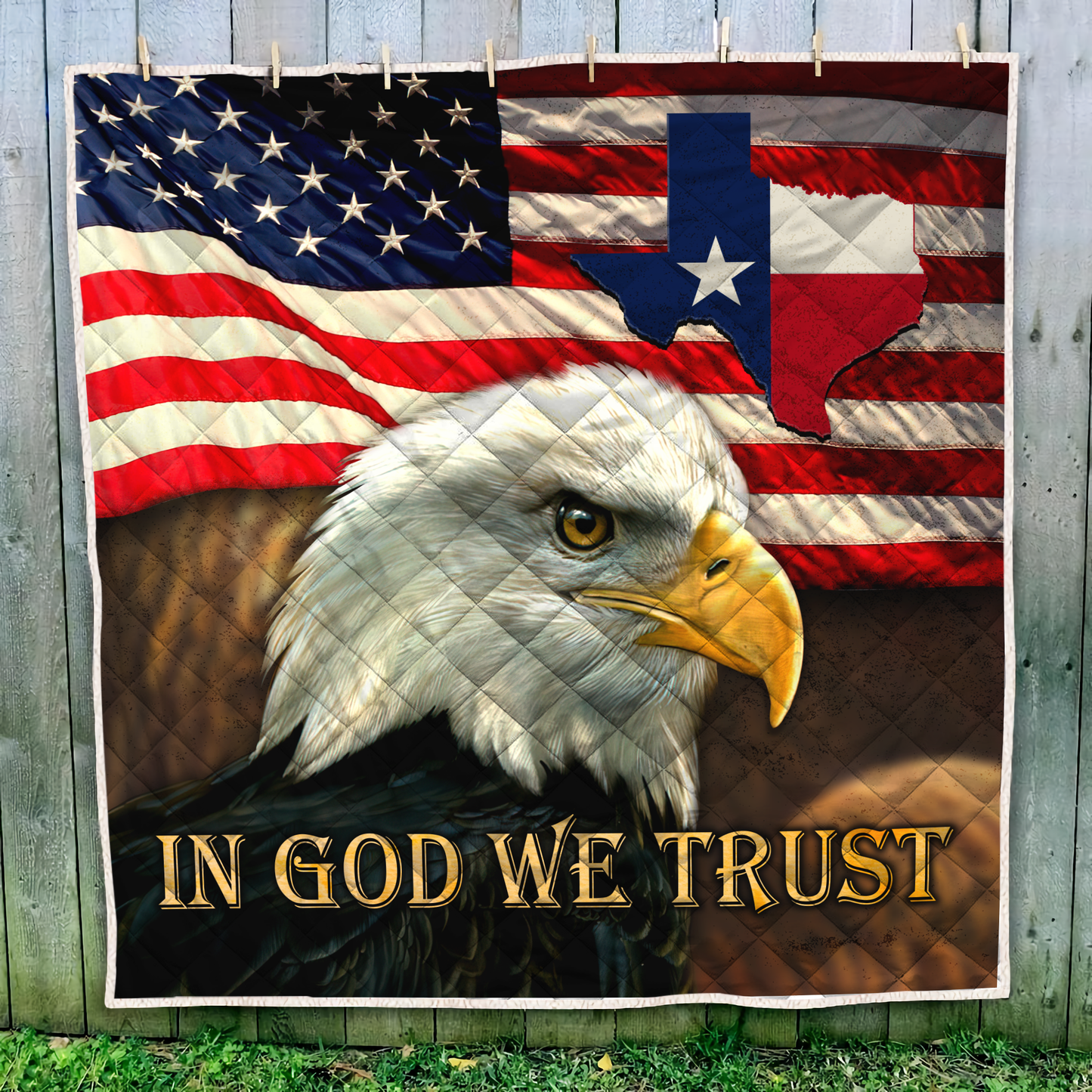 American Texas 3D Quilt 03