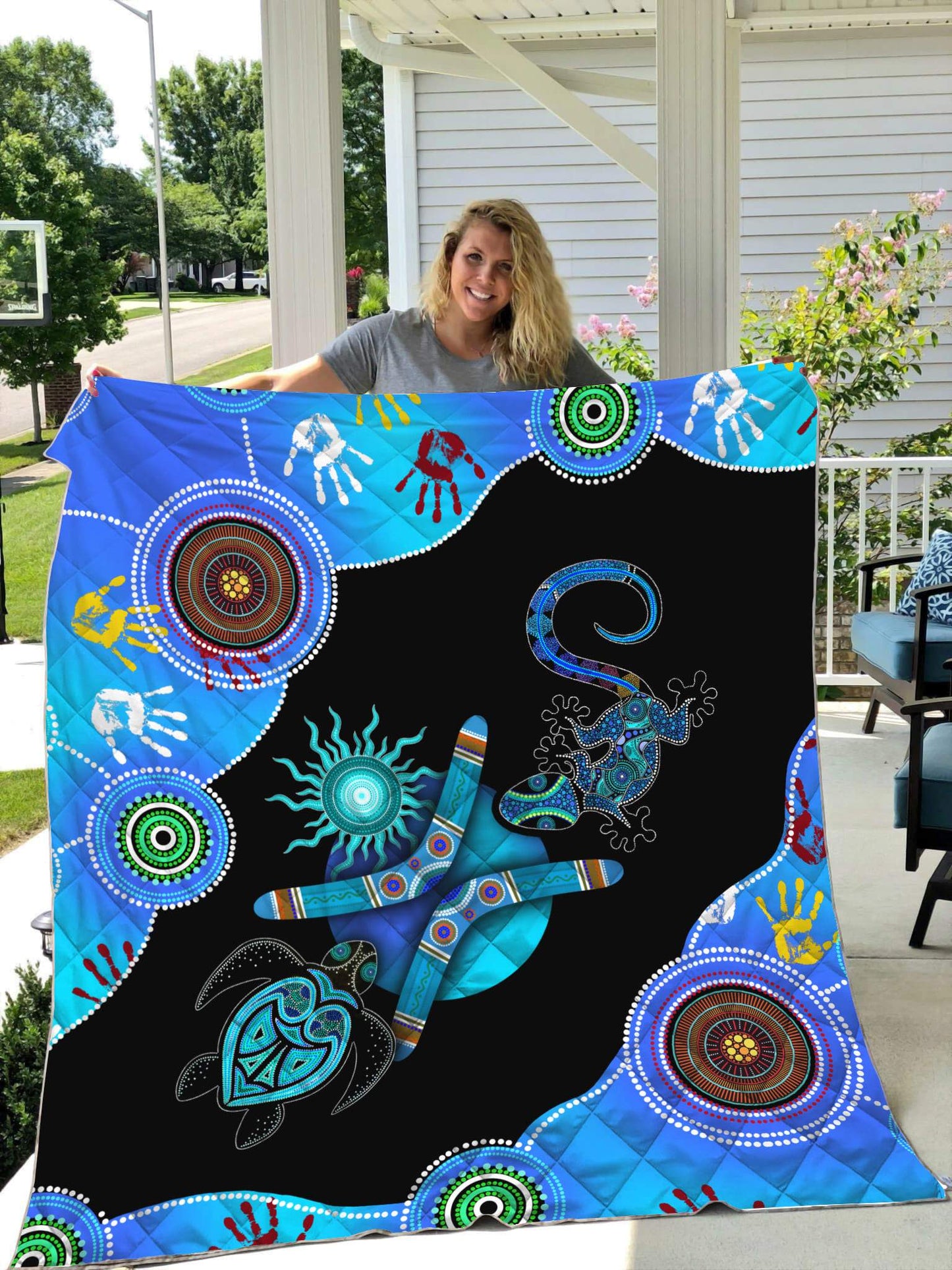 Aboriginal Naidoc Week 2021 Blue Quilt