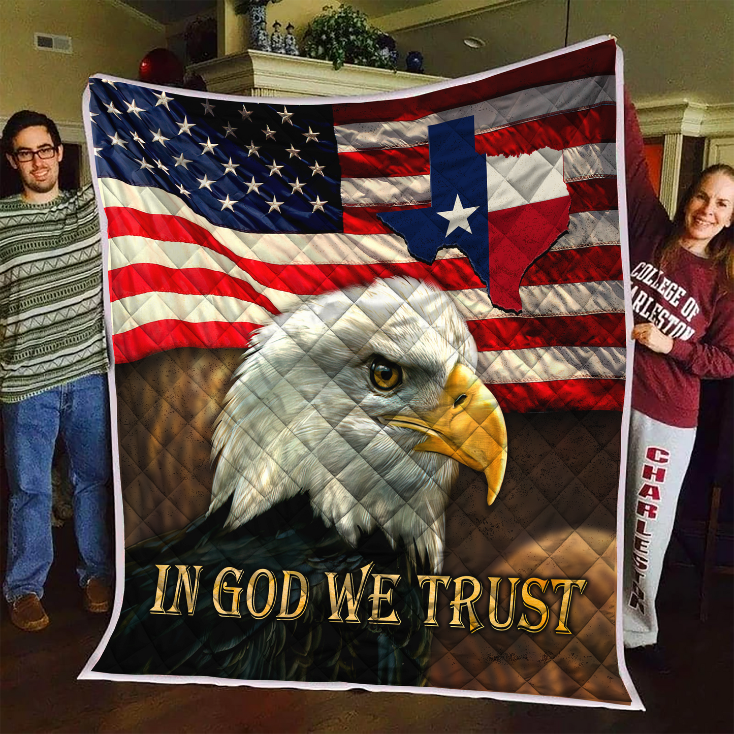 American Texas 3D Quilt 03