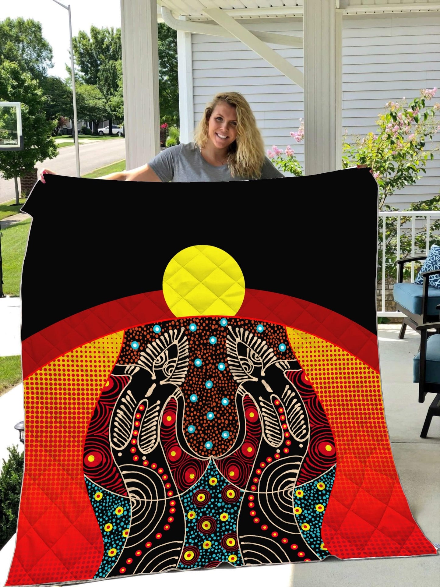 Aboriginal Decors Australian Gifts Djanggawul Quilt