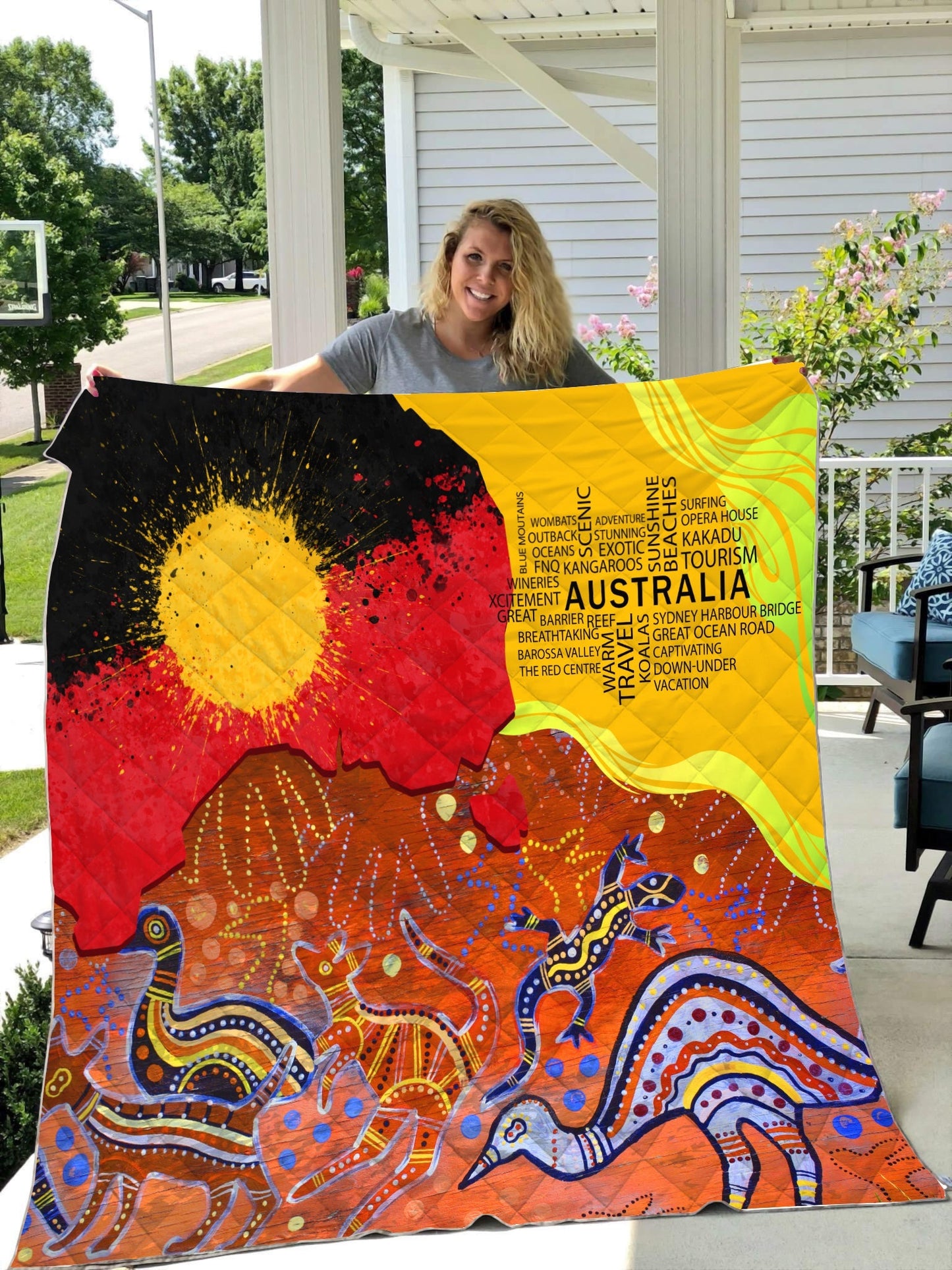 Tmarc Tee Aboriginal Decors Australian Gifts Quilt Indigenous Land Pi28062106