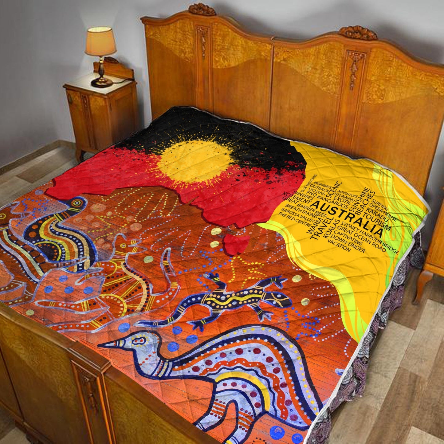 Tmarc Tee Aboriginal Decors Australian Gifts Quilt Indigenous Land Pi28062106