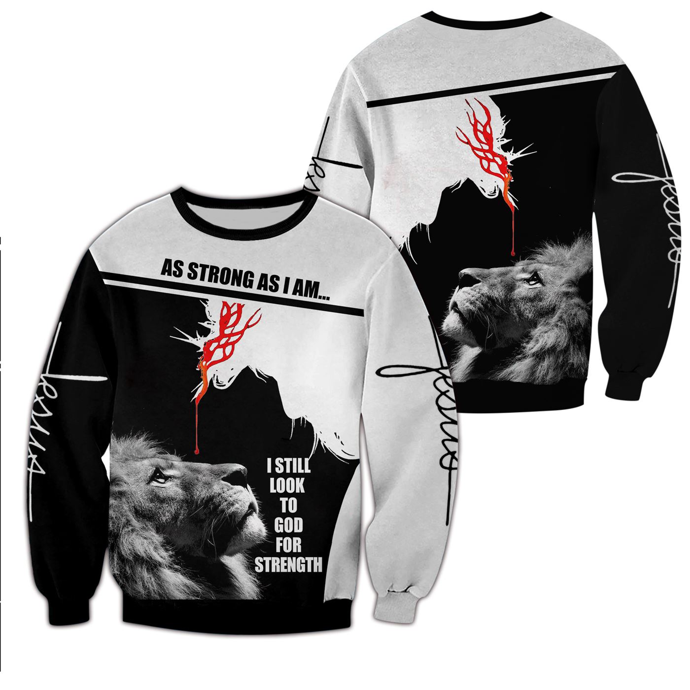 As Strong As I Am 3D All Over Printed Shirts For Men and Women PL240306 - Amaze Style™-Apparel