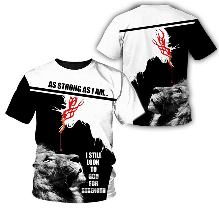 As Strong As I Am 3D All Over Printed Shirts For Men and Women PL240306 - Amaze Style™-Apparel