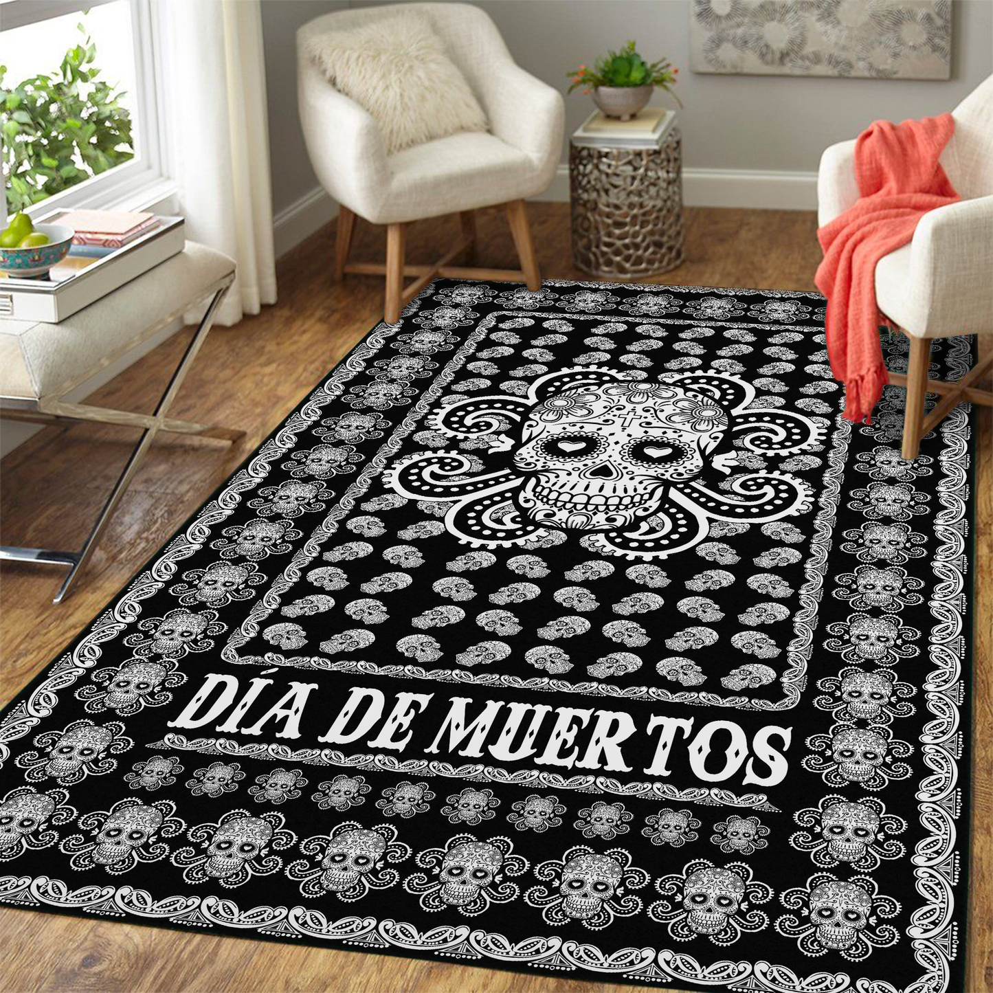 Surgar Skull Rug