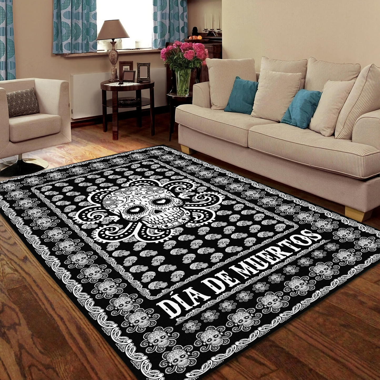 Surgar Skull Rug