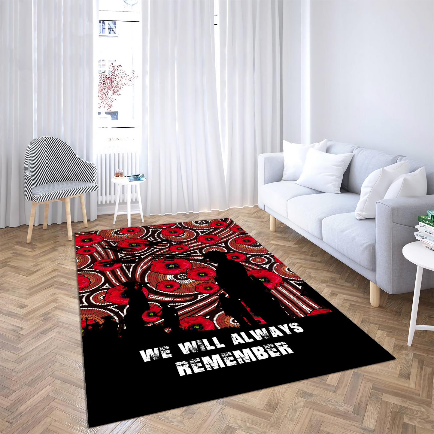 Anzac Day Lest We Forget 3D All Over Rug