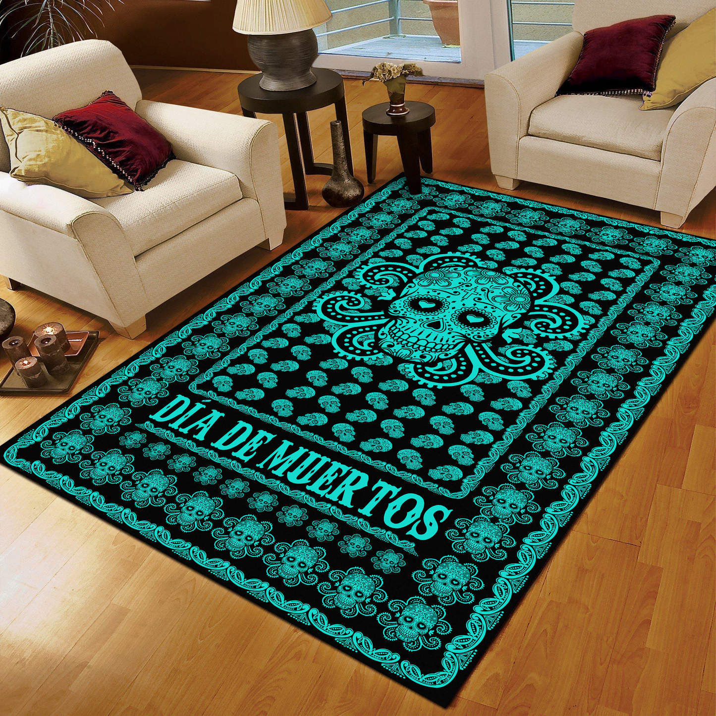 Surgar Skull Rug