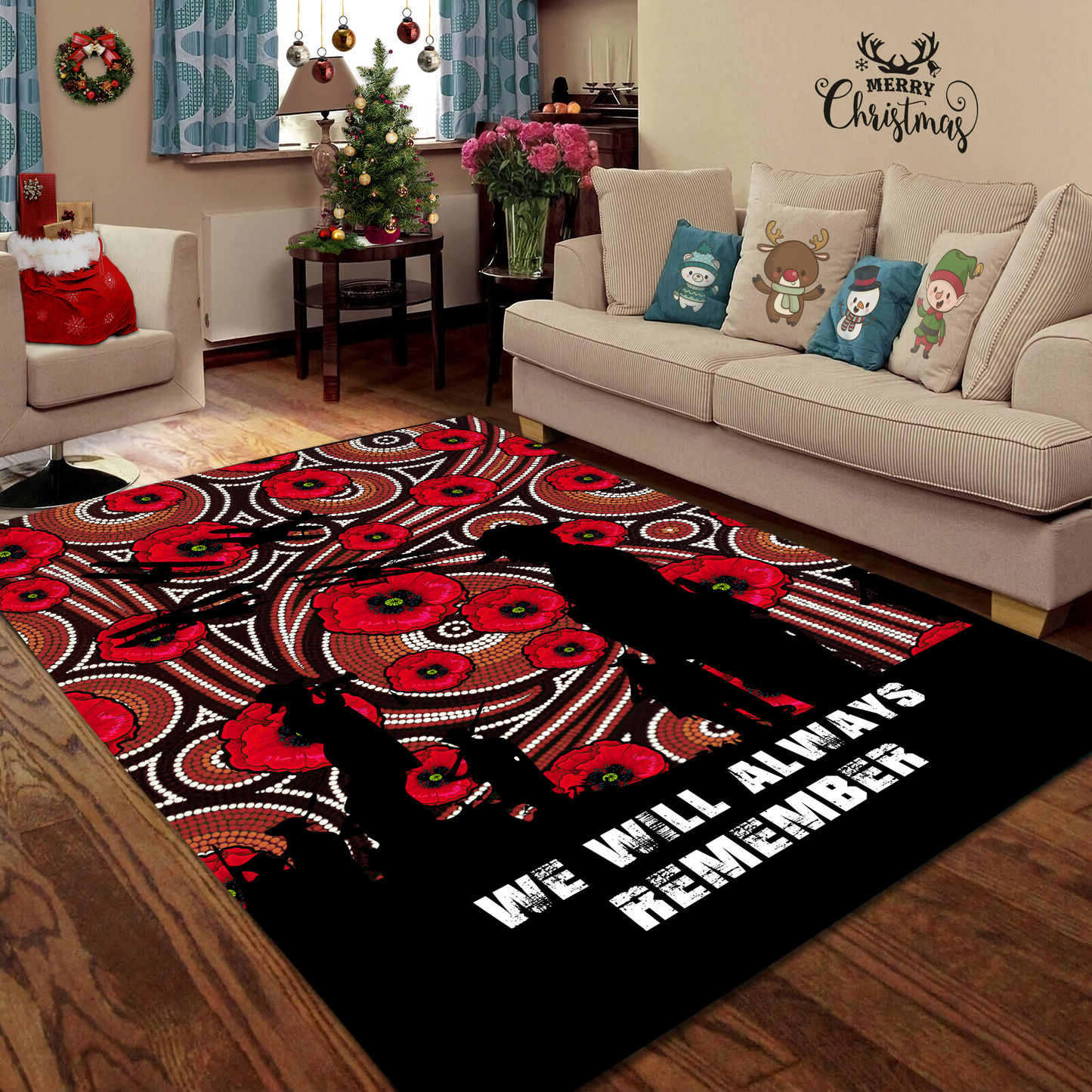 Anzac Day Lest We Forget 3D All Over Rug