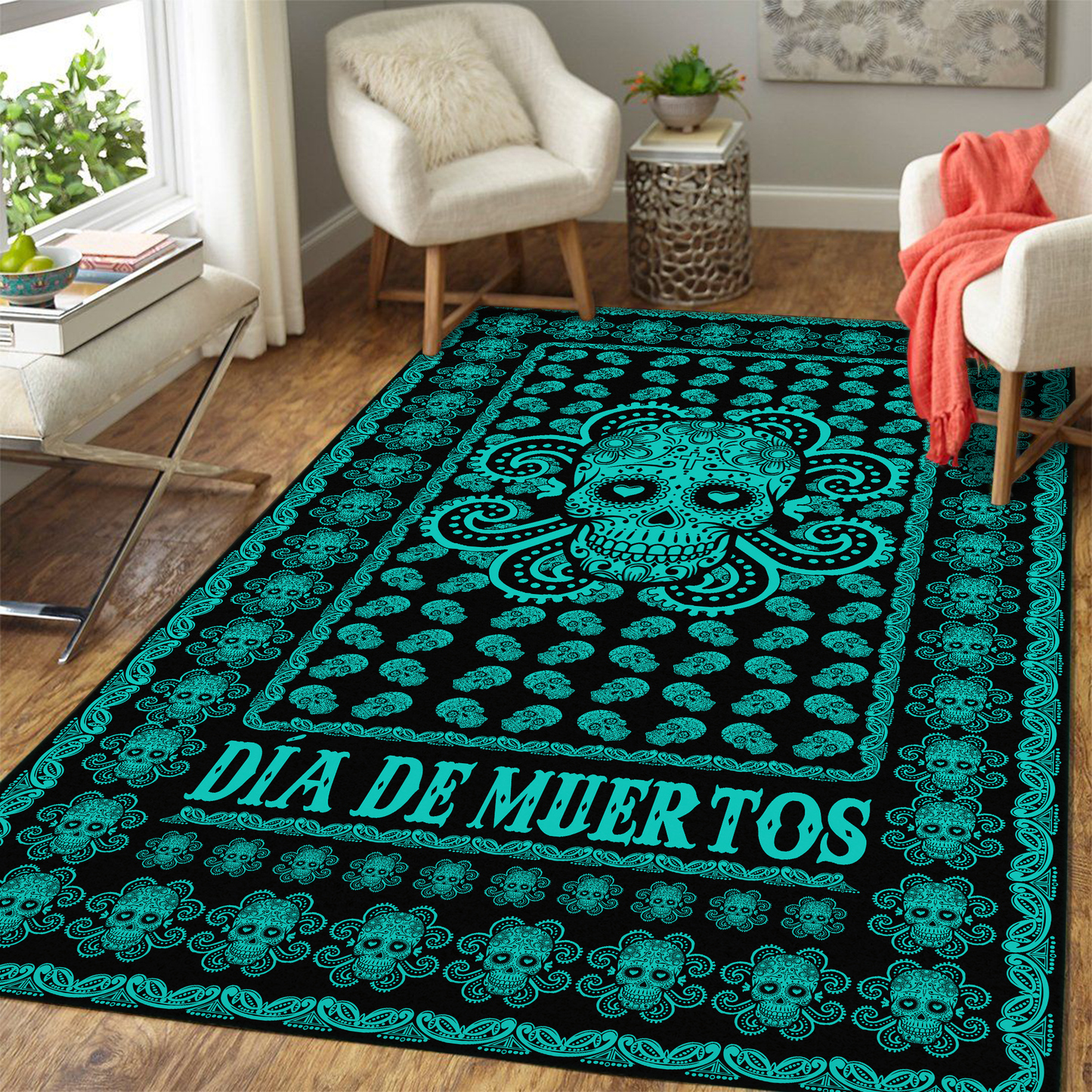 Surgar Skull Rug