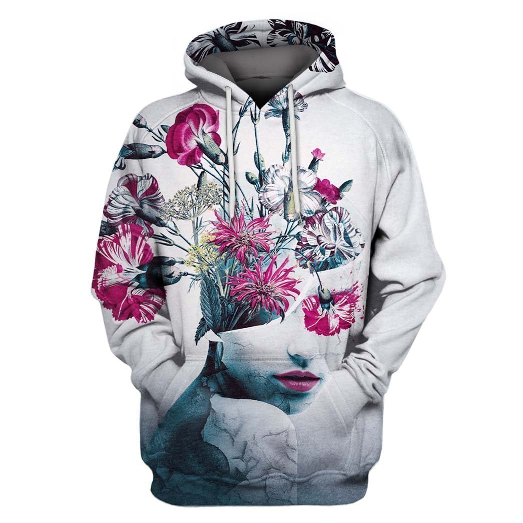 3D All Over Print Spirit of Flowers Shirt-Apparel-6teenth World-Hoodie-S-Vibe Cosy™