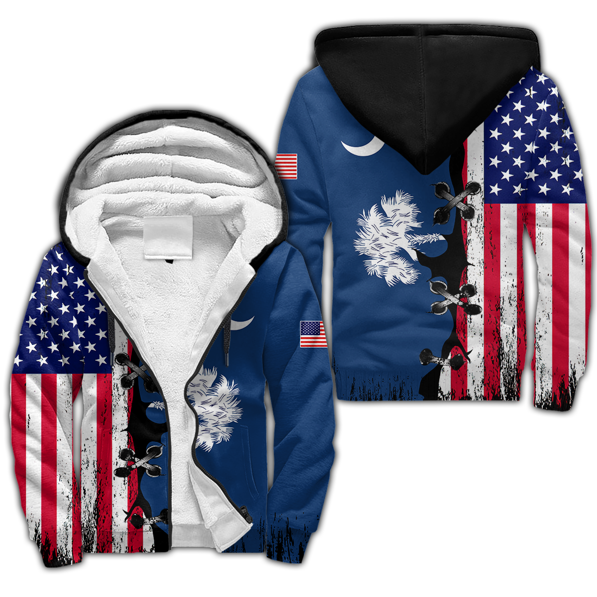 American Honduras 3D All Over Unisex Hoodie