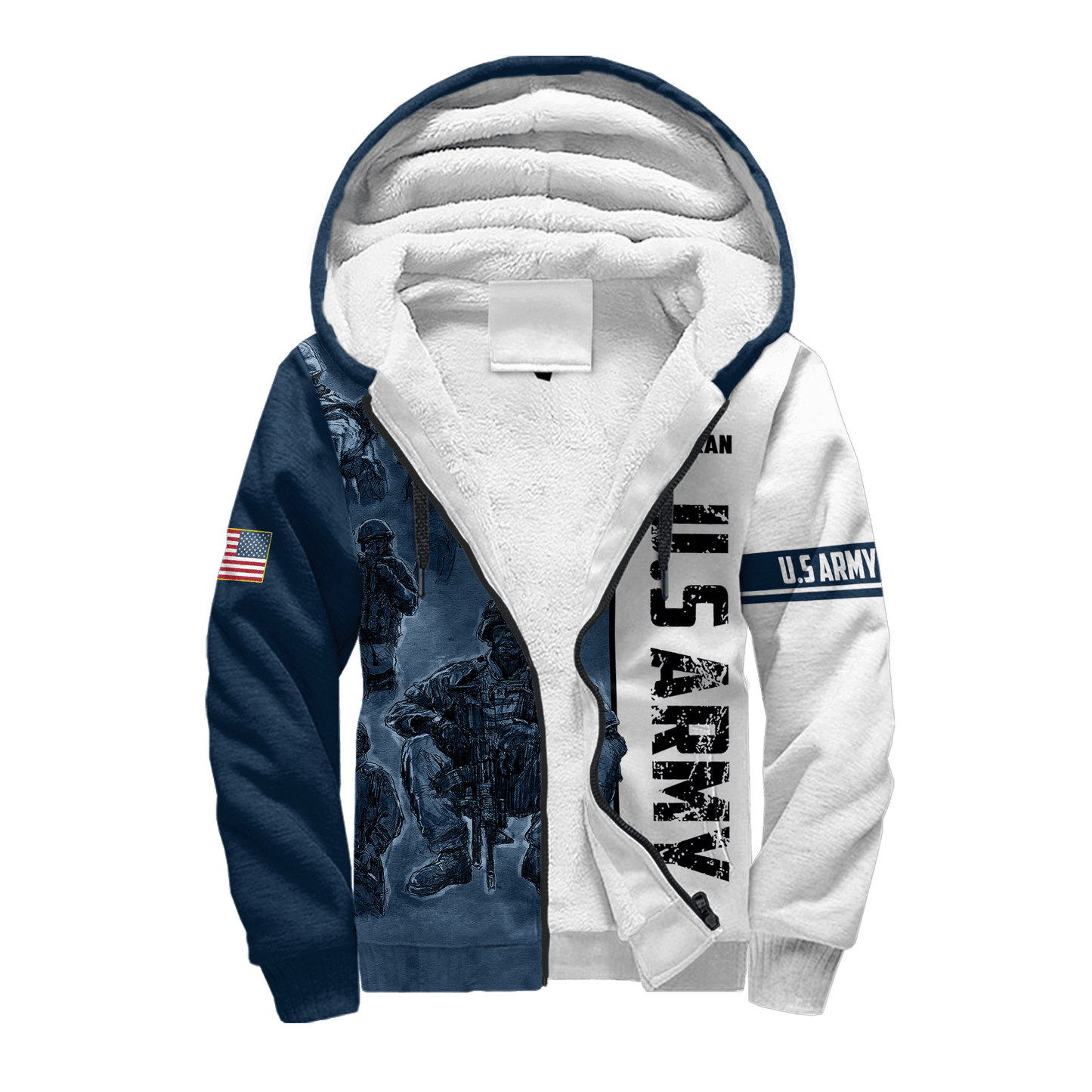 US Veteran 3D All Over Printed Unisex Hoodie