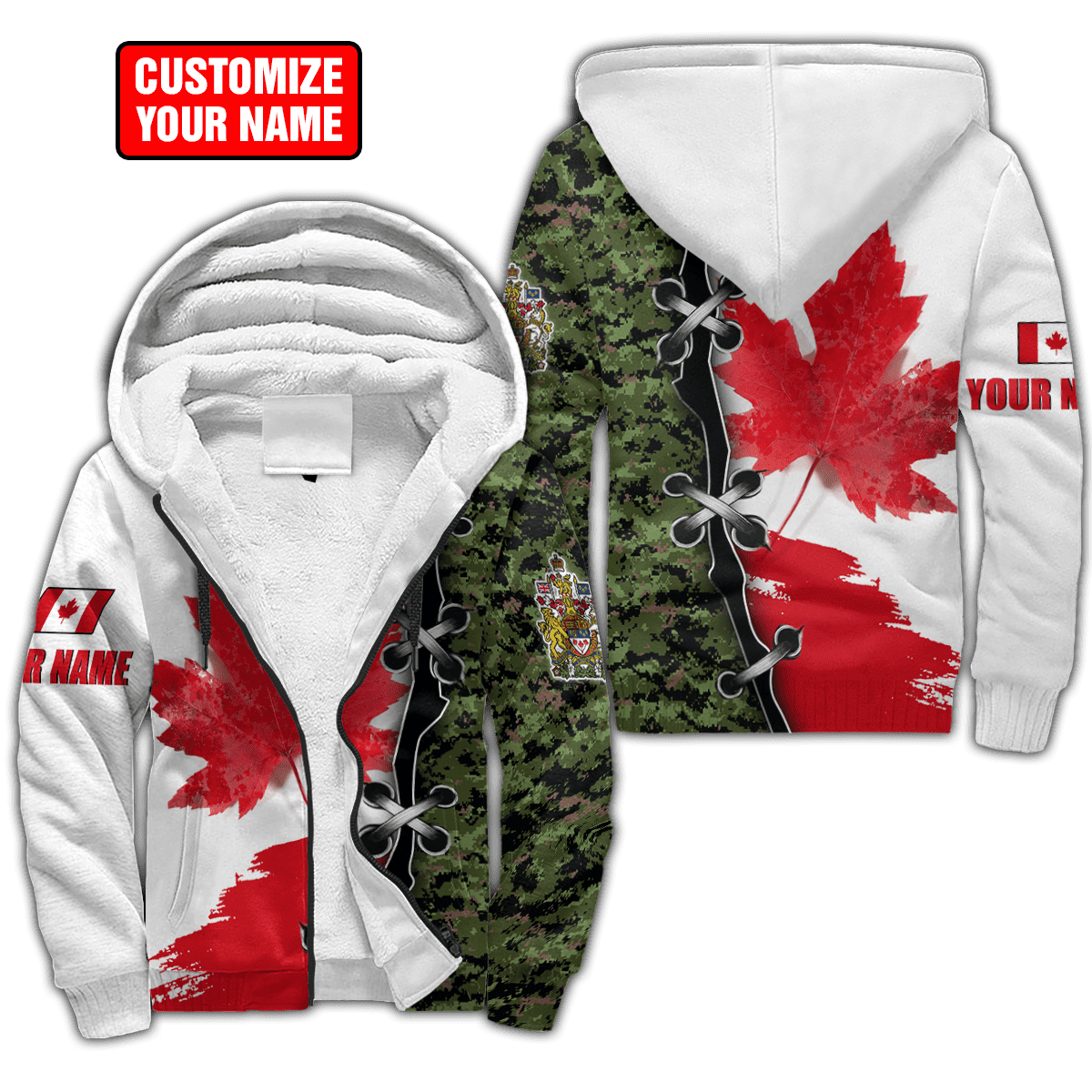 Canada Day No27 Personalize Premium Unisex Hoodie
