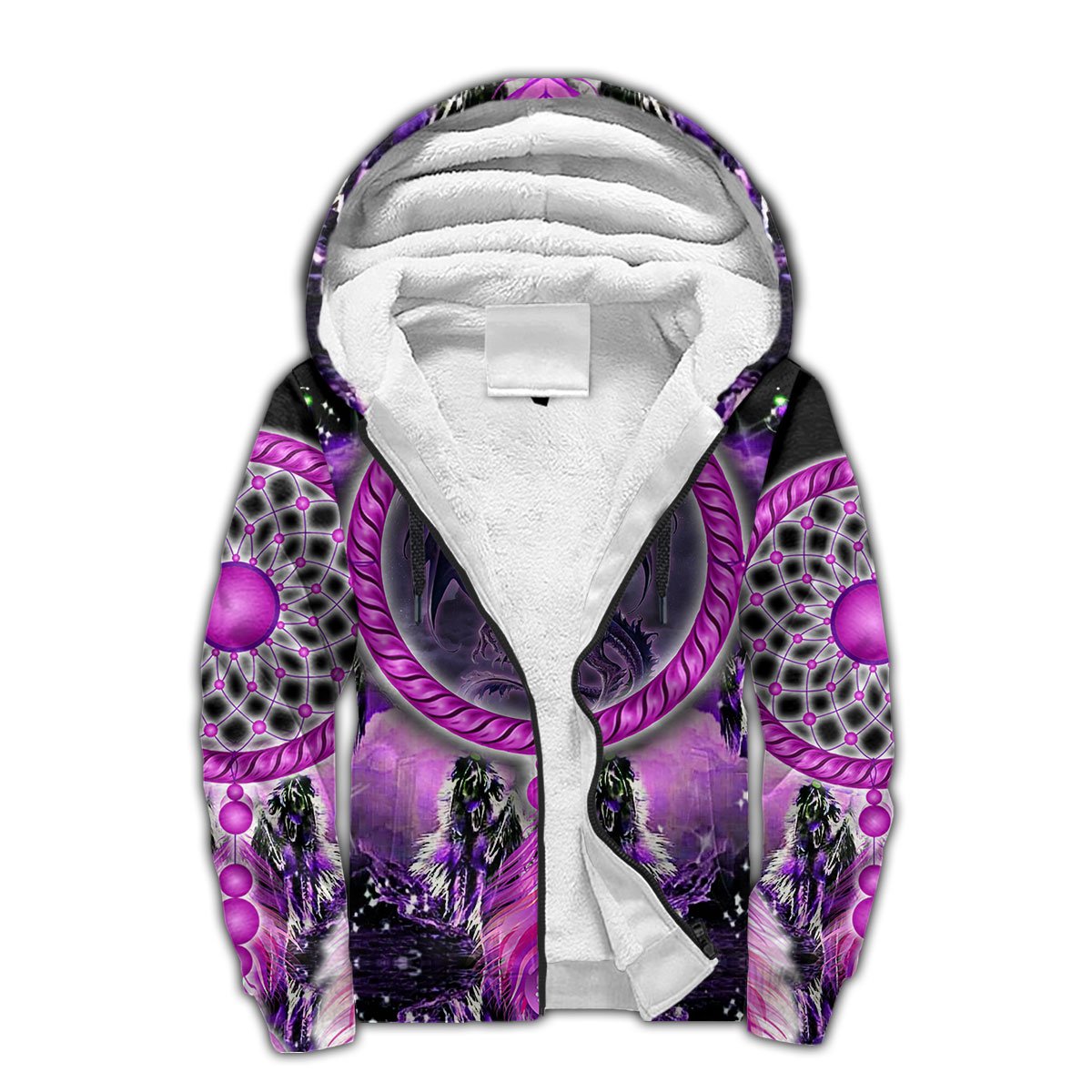 Tmarc Tee Dungeons and Dragons 3D All Over Printed Winter Shirts Purple