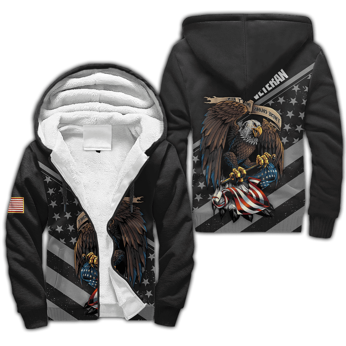 Premium Unique Veterans Polo Shirts Ultra Soft And Comfort Black Collar Black