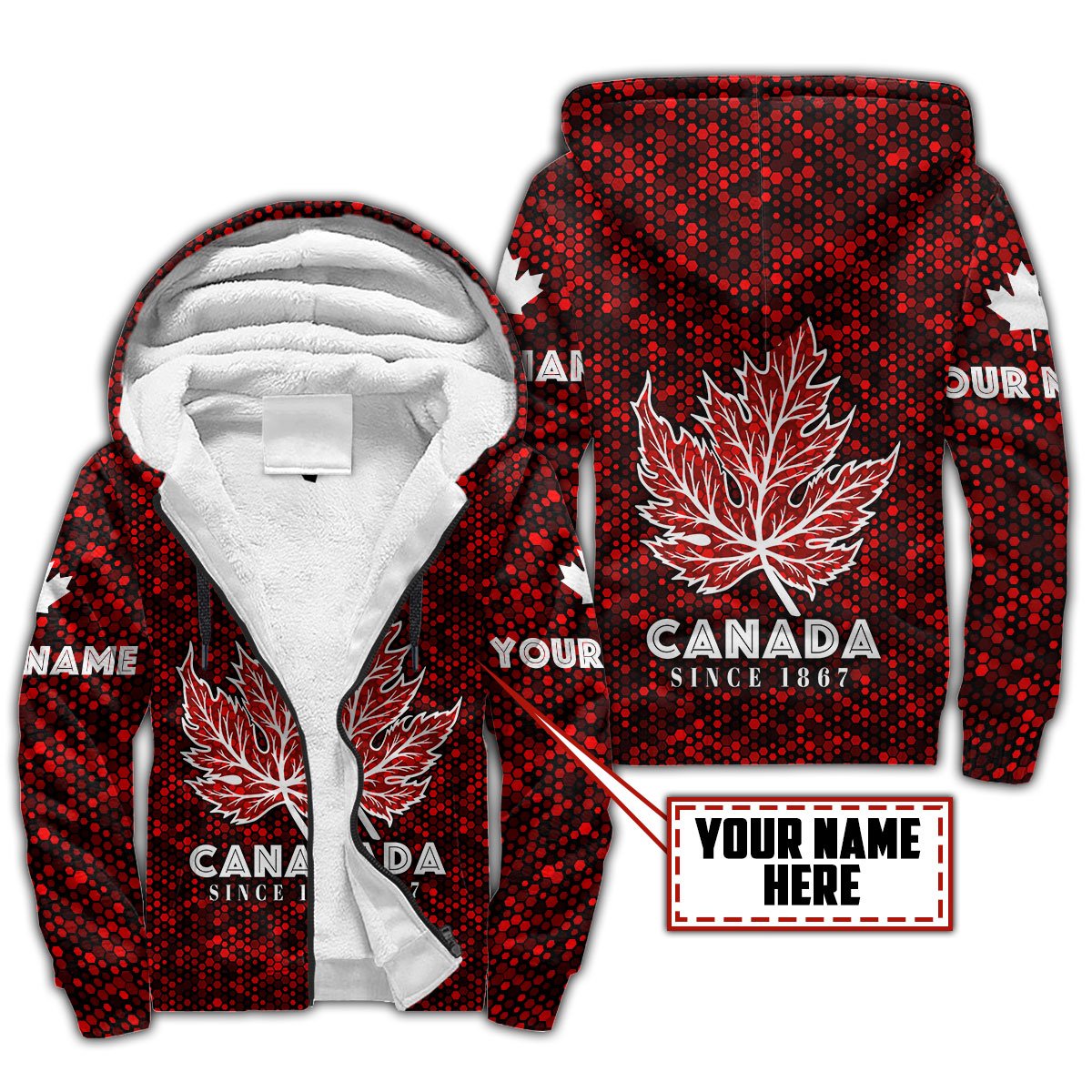 Canada Day No28 Personalize Premium Unisex Hoodie