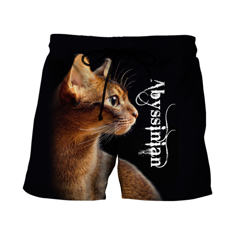 Abyssinian cat tattoo 3D printed shirts for men and women