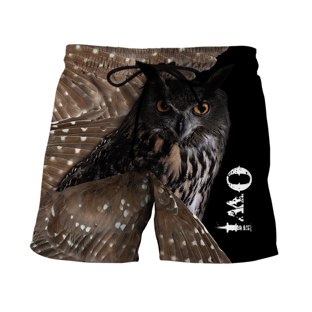 Beautiful All Over Printed Owl Hoodie TR19082003-MEI