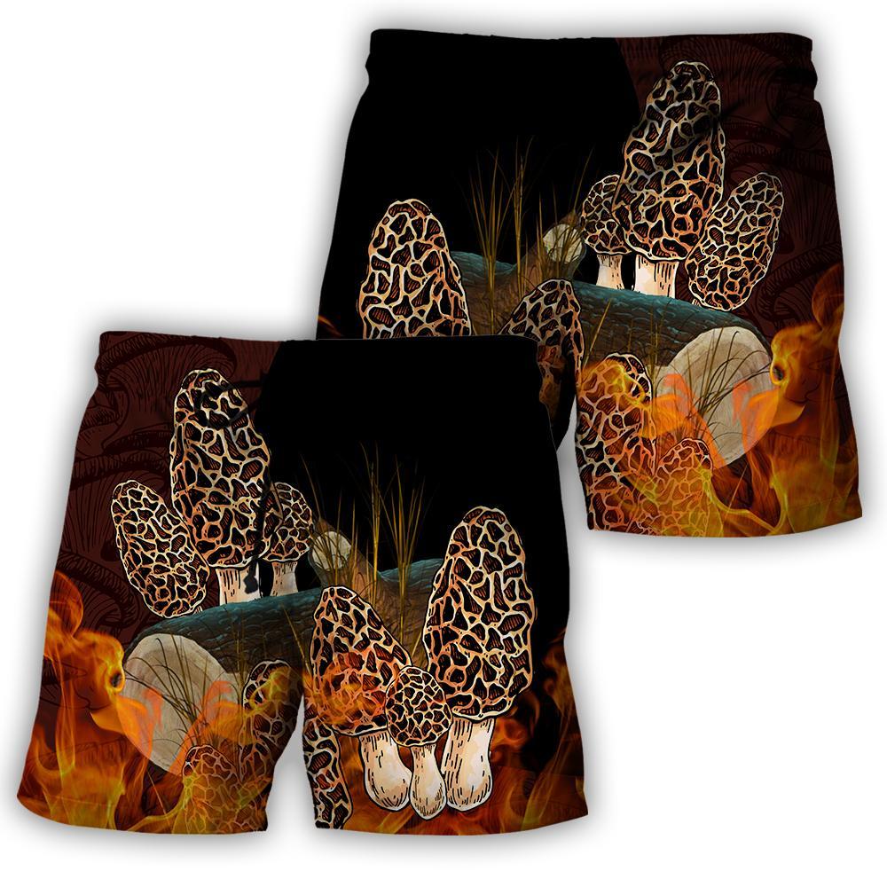 Beautiful Morels mushrooms 3D all over printing shirts for men and women TR260201 - Amaze Style™-Apparel