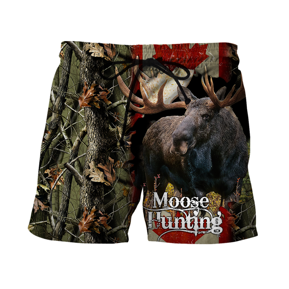Canada Moose Hunting Legend 3D All Over Print Hoodie