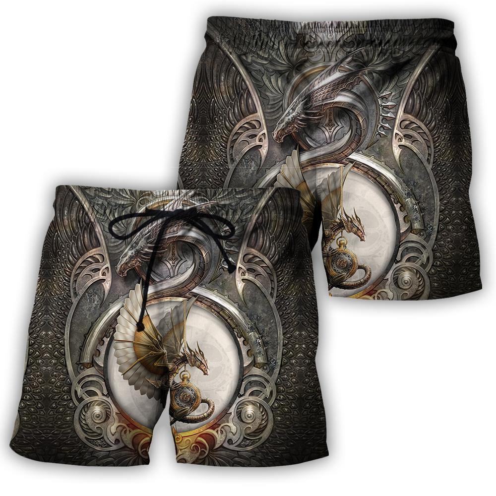 3D Tattoo and Dungeon Dragon Hoodie T Shirt For Men and Women NM050955-Apparel-NM-Shorts-S-Vibe Cosy™