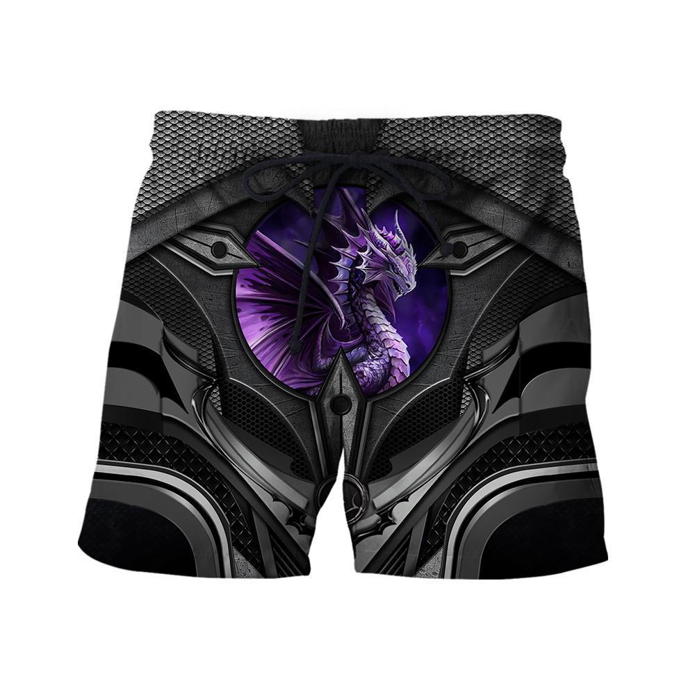 3D Tattoo and Dungeon Dragon Hoodie HAC91202-Apparel-NM-Shorts-S-Vibe Cosy™