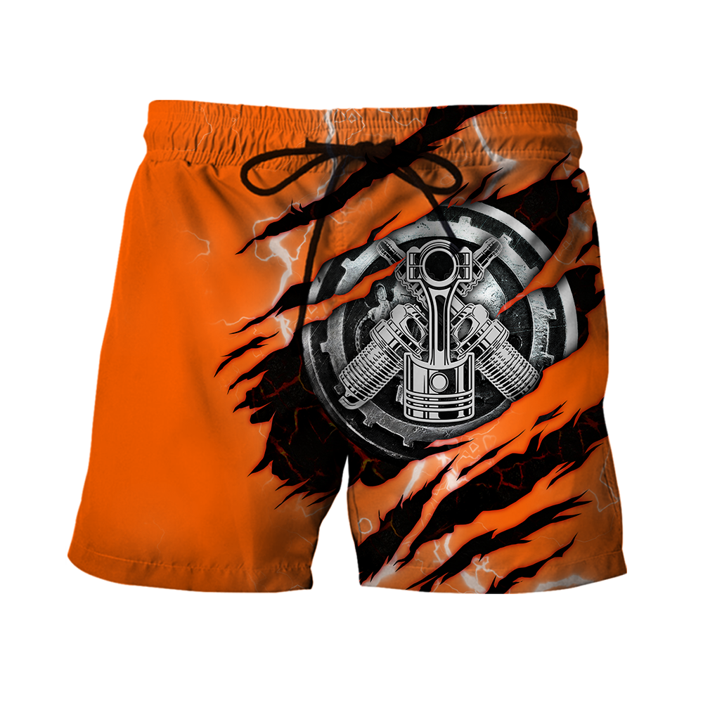 All Over Printed Mechanic Hoodie For Men and Women TN