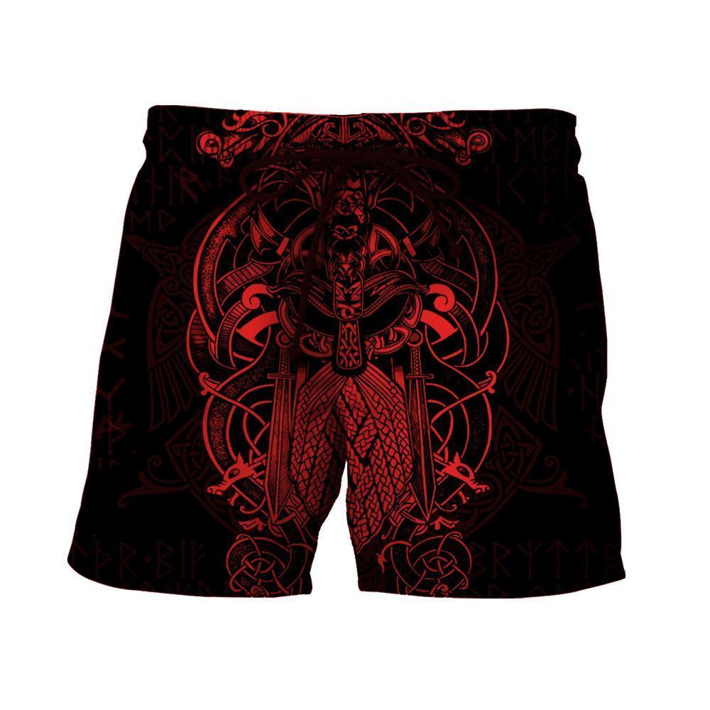 Vikings - The Raven Red of Odin Tattoo - Amaze Style™-Apparel