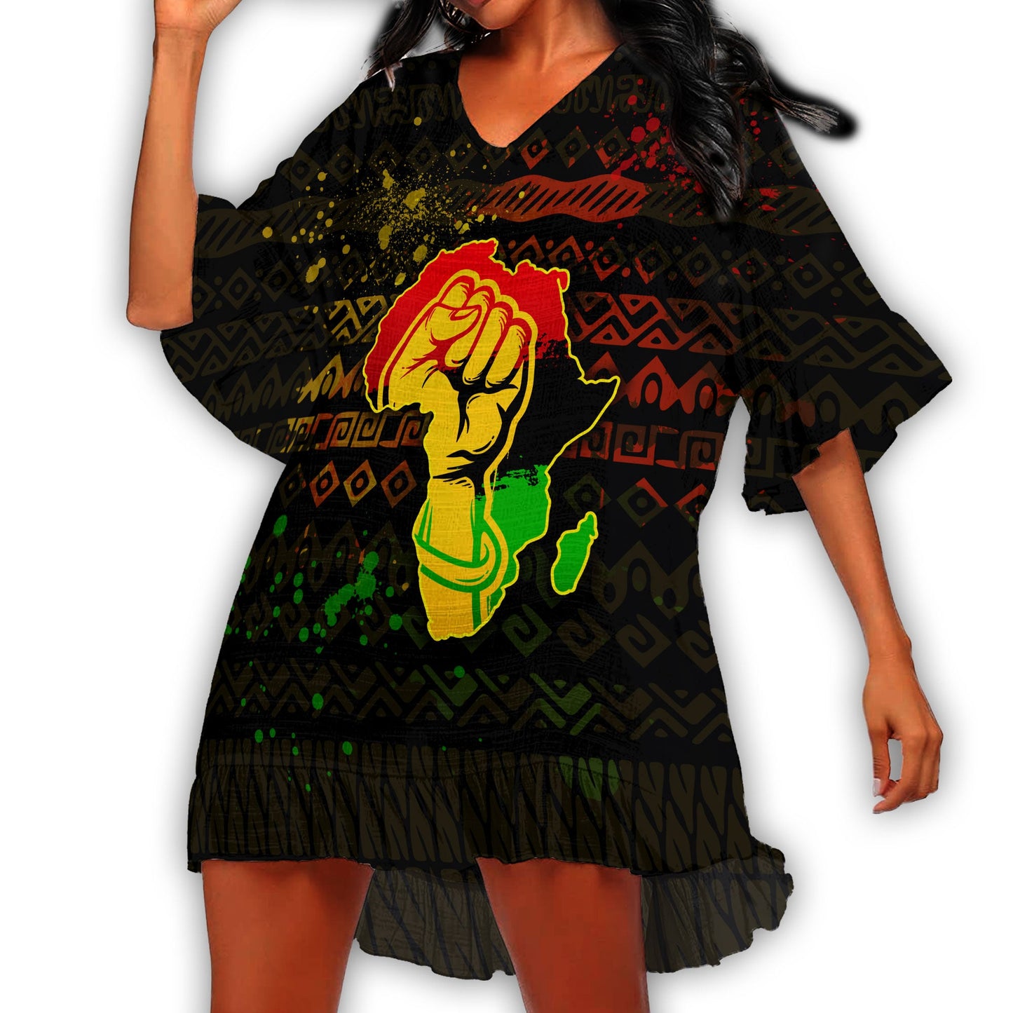 African Girl No 4 Swimsuit Cover Up NTN07302002