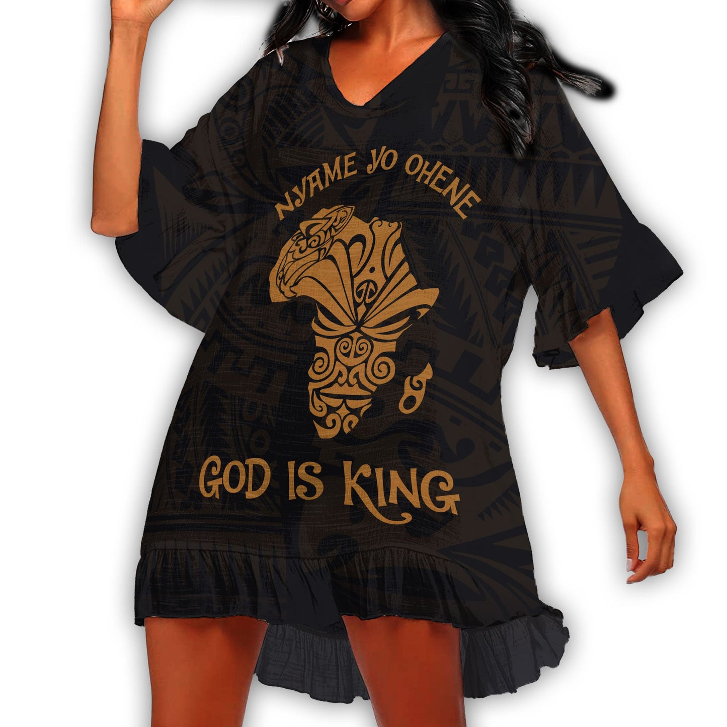 African Girl No 3 Swimsuit Cover Up NTN07042002