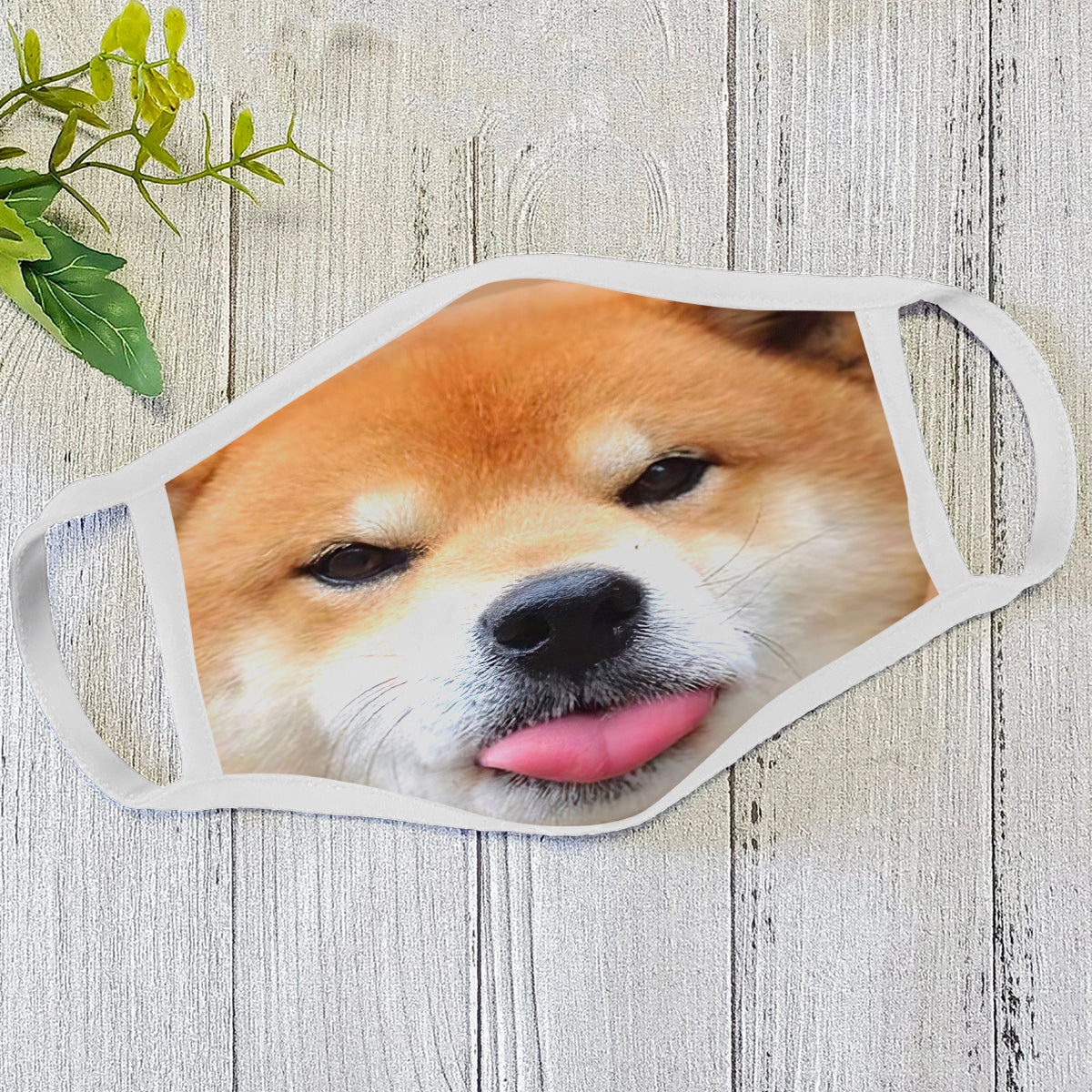 Dog Face Mask White HG